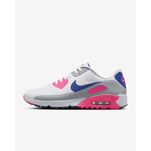 10.5M / 12W - [NEW] Men's Nike Air Max 90 Golf Shoes 'White' HV9305-101 - Picture 1 of 8
